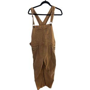 Free People Tan and Brown Overalls